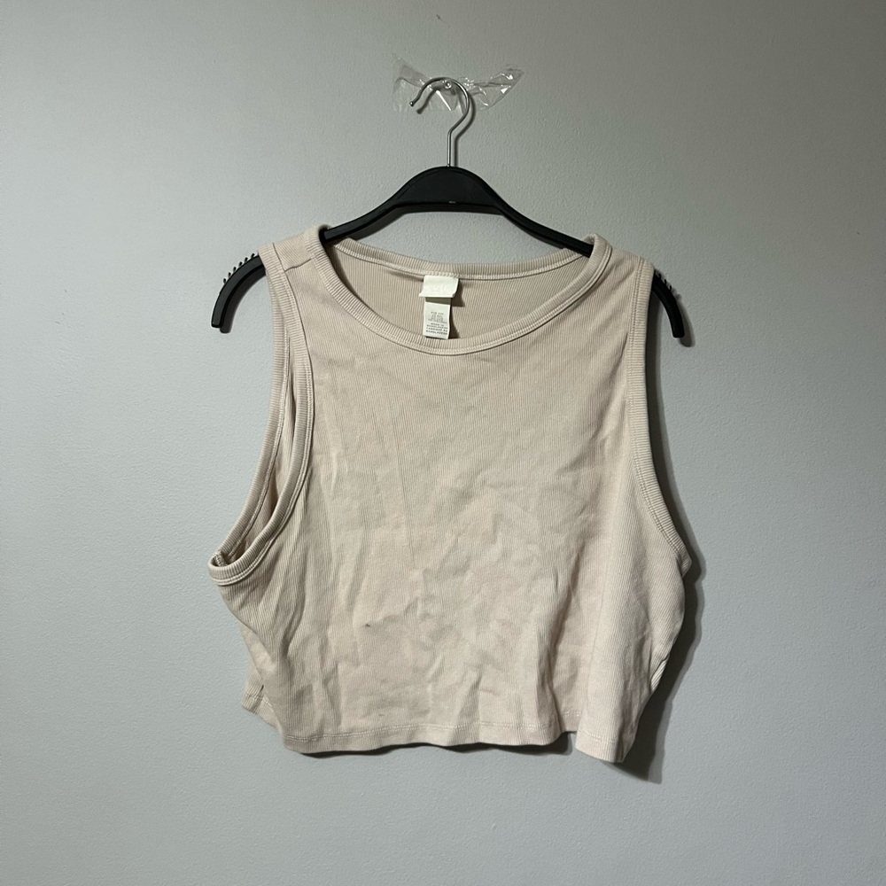 Tan crop top